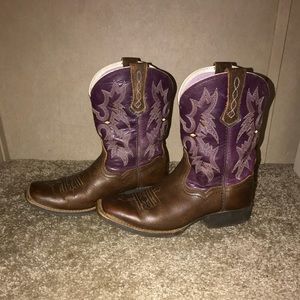 Ariat Girl’s Tombstone Boots- Square Toe